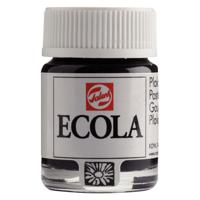 Bruynzeel Ecola plakkaatverf fles 16ml zwart 700 - thumbnail
