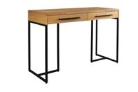 Dutchbone Sidetable 'Class' Eikenhout, 120cm, kleur Naturel - thumbnail