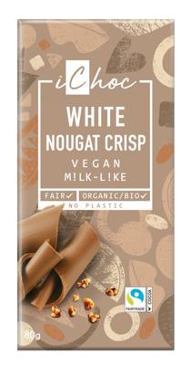 iChoc White Nougat Crisp Chocoladereep