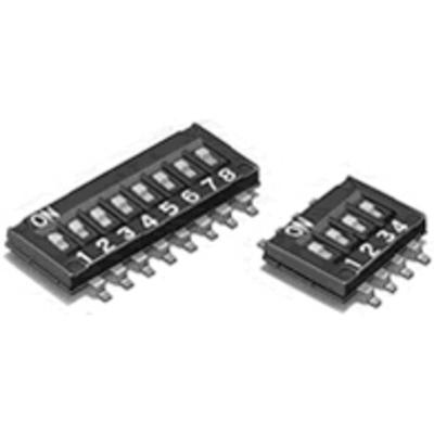 Omron A6H-8101 DIP-schakelaar Aantal polen 8 SMD 1 stuk(s) Bag