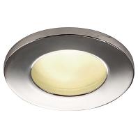 SLV InbouwspotDolix Out GU10 Round voor buiten chroom - 1001166 - thumbnail