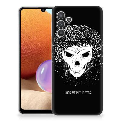 Silicone Back Case Samsung Galaxy A32 4G | A32 5G Enterprise Editie Skull Hair Silicone Back Case Samsung Galaxy A32 4G | A32 5G Enterprise Editie Skull Hair