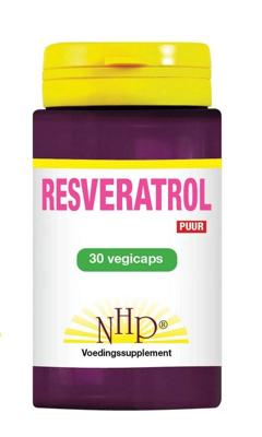 NHP Resveratrol 500mg puur 30 Vegetarische capsules
