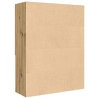 VidaXL Wasmachinekast 70,5x25,5x90 cm artisanaal eikenkleur - thumbnail