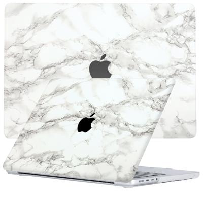 Lunso MacBook Pro 14 inch (2021-2024) coes - case - Marble Cosette
