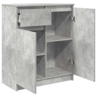 Dressoir met lade 71x35x84 cm spaanplaat betongrijs - thumbnail