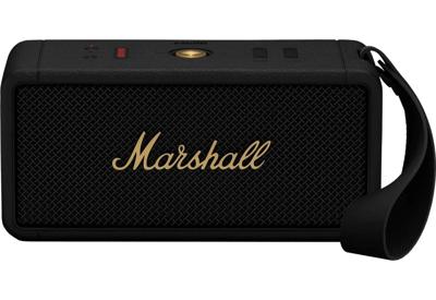 Marshall Middleton - Bluetooth-luidspreker, zwart-koperkleurig