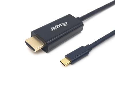 Equip 133411 video kabel adapter 1 m USB Type-C HDMI Type A (Standaard) Zwart