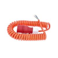 AS Schwabe 70431 Aansluitkabel Stroom Oranje 5 m - thumbnail