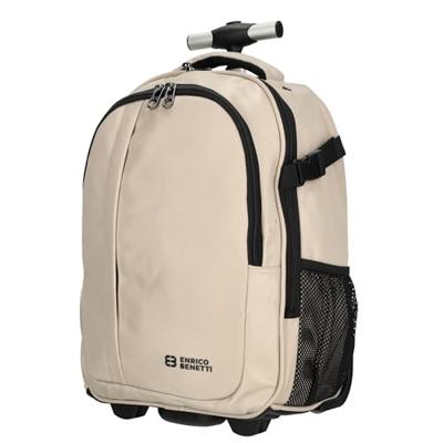 Enrico Benetti Innsbruck backpack trolley cabin luggage - laptop 17 inch-Sand