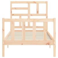 Bedframe zonder matras massief grenenhout 100x200 cm - thumbnail