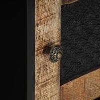 Salontafel 90x50x35 cm ruw mangohout - thumbnail