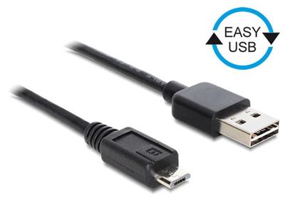 DeLOCK EASY USB-A 2.0 > Micro-USB-B kabel