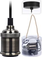 Home & Styling Hanglamp houder fitting 8cm platinum - thumbnail