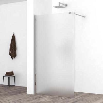 Wiesbaden Comfort Inloopdouche 100x200cm Nano Melkglas Chroom