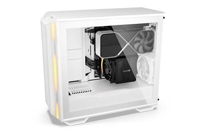 BeQuiet DARK BASE 701 White Midi-tower PC-behuizing Wit 3 voorgeïnstalleerde ventilators, Zijvenster