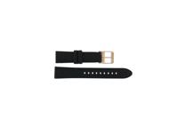 Horlogeband Michael Kors MKT5069 Leder/Textiel Zwart 18mm - thumbnail