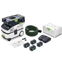 Festool CTLC MINI I-Plus Accustofzuiger 2x18V 5.0Ah - 577670 - thumbnail