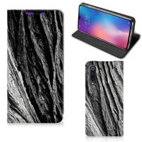 Book Wallet Case Xiaomi Mi 9 Boomschors Grijs - thumbnail