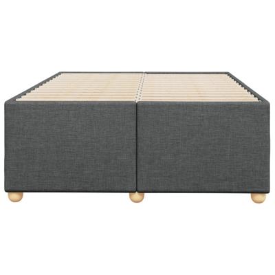 Bedframe zonder matras 120x200 cm stof donkergrijs