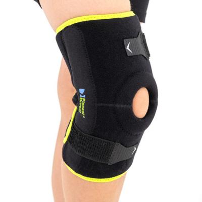 Reh4Mat Neopreen Kniebrace Met Scharnieren Voor Kinderen - 1 - Zwart