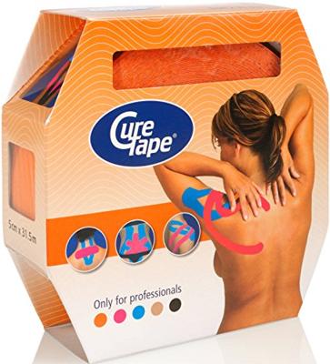 Cure Tape Kinesiotape giant oranje 5cm x 31.5m 1 Stuks
