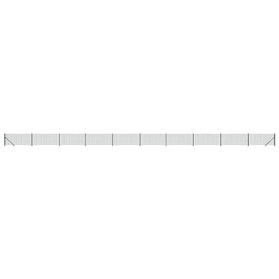 VidaXL Draadgaashek met flens 0,8x25 m groen
