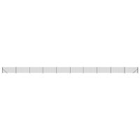 VidaXL Draadgaashek met flens 0,8x25 m groen - thumbnail