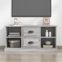 Tv-meubel 99,5x35,5x48 cm bewerkt hout grijs sonoma eikenkleur - thumbnail