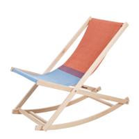 Weltevree Beachrocker loungestoel Red/Blue - thumbnail
