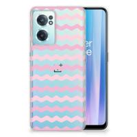 OnePlus Nord CE 2 5G | TPU bumper | Waves Roze - thumbnail