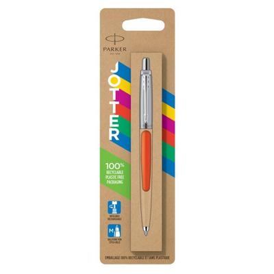 Parker Balpen Jotter Oranje 2076054 Kleur inkt: Blauw Parker Balpen Jotter Oranje 2076054 Kleur inkt: Blauw