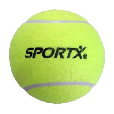 SportX jumbo tennisbal l geel, 13cm