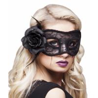 Boland Kanten oogmasker mystique zwart - thumbnail