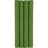 Creativ Company Crêpepapier, vel 25x60 cm, crêpe-verhouding: 180%, 105 gr, lime groen, 4 vel/ 1 doos - thumbnail