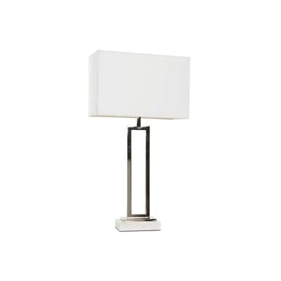 Bureaulamp Home ESPRIT Wit Zilverkleurig 50 W 220 V