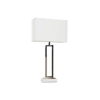 Bureaulamp Home ESPRIT Wit Zilverkleurig 50 W 220 V - thumbnail