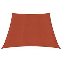 VidaXL Zonnezeil 160 g/m² 3/4x2 m hdpe terracottakleurig - thumbnail