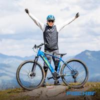 FISCHER FAHRRAD Urban Montis Fietshelm Blauw Confectiemaat: S/M Hoofdomvang: 52-59 cm - thumbnail