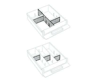 Raaco Tussenschot vr lade 4-800 (per 12) 12x80318 - 107617 107617