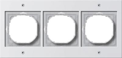 Gira TX 44 afdekraam 3-voudig zuiverwit