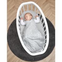 Meyco slaapzak 2-delig fine lines grijs Maat - thumbnail