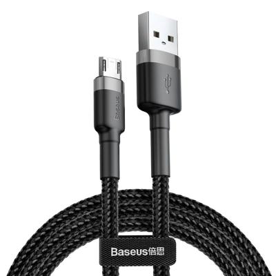 Baseus Cafule 2.4A 1m Micro USB kabel (grijs/zwart)