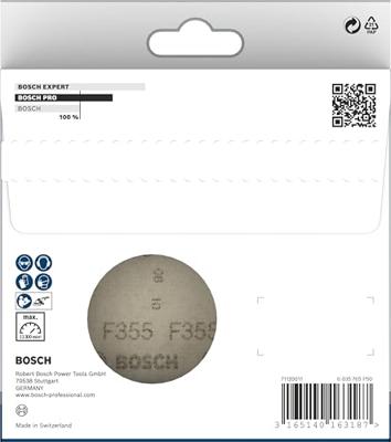 Bosch Accessories 2608605498 2608605498 Schuurpapier voor schuurschijf Met klittenband, Ongeperforeerd Korrelgrootte (num) 120 (Ø x l) 115 mm x 115 mm 10
