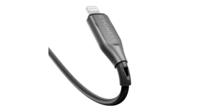 Cygnett Gepantserde Lightning-naar-USB-A-kabel 12W (1M, zwart) - thumbnail