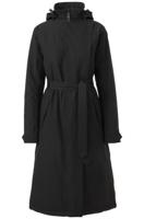 Trench Coat Winter Regenjas Dames Black - thumbnail