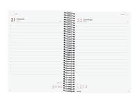 Agenda Finocam YEAR Zwart A5 15,5 x 21,2 cm 2026 - thumbnail