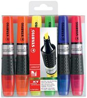 Markeerstift STABILO Luminator XT assorti 71/4 assorti etui à 4 stuks - thumbnail