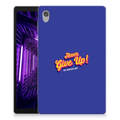 Lenovo Tab M10 HD (2de generatie) Back cover met naam Never Give Up Lenovo Tab M10 HD (2de generatie) Back cover met naam Never Give Up