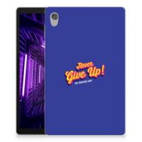 Lenovo Tab M10 HD (2de generatie) Back cover met naam Never Give Up - thumbnail